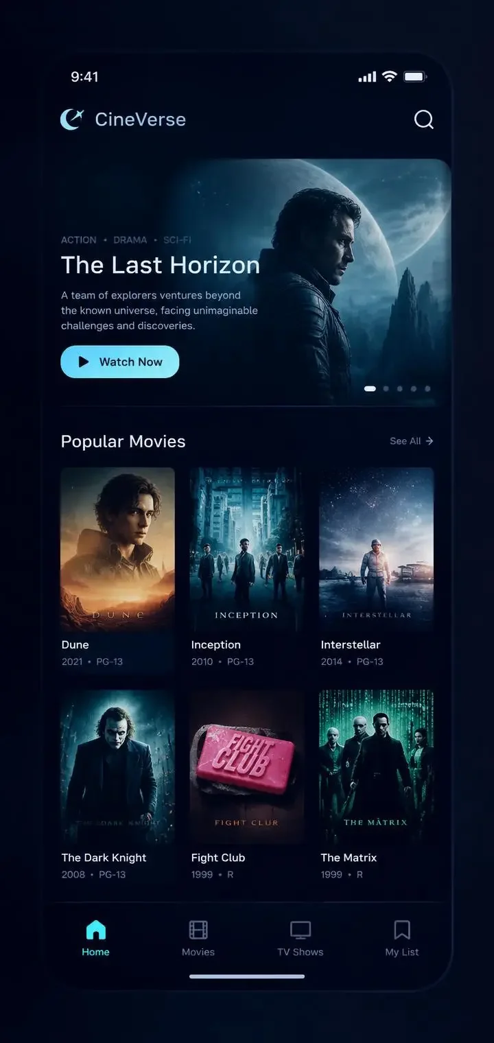 黄果短剧 APP 界面预览